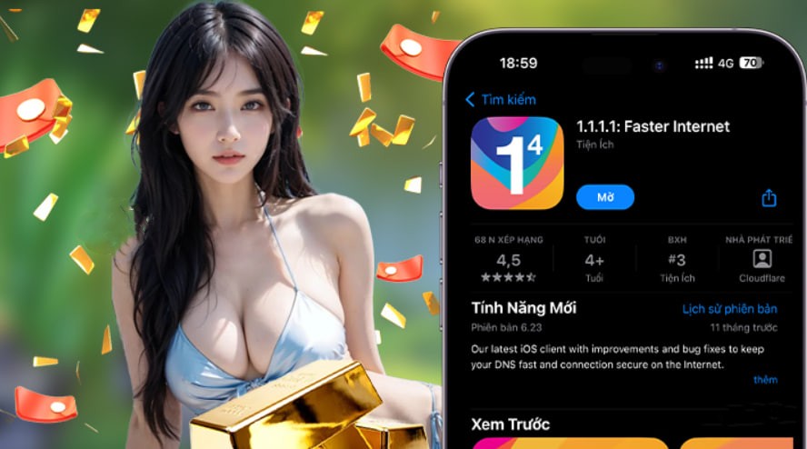 Hình ảnh quảng cáo của bet699 hiển thị nền tảng và các lợi ích